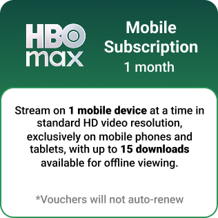 1 Month HBO Max Mobile Subscription